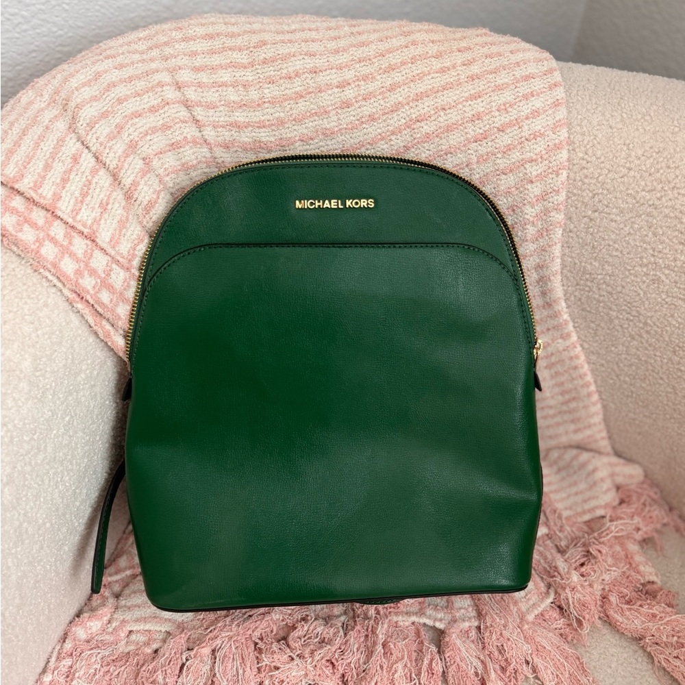 Michael Kors Green Backpack